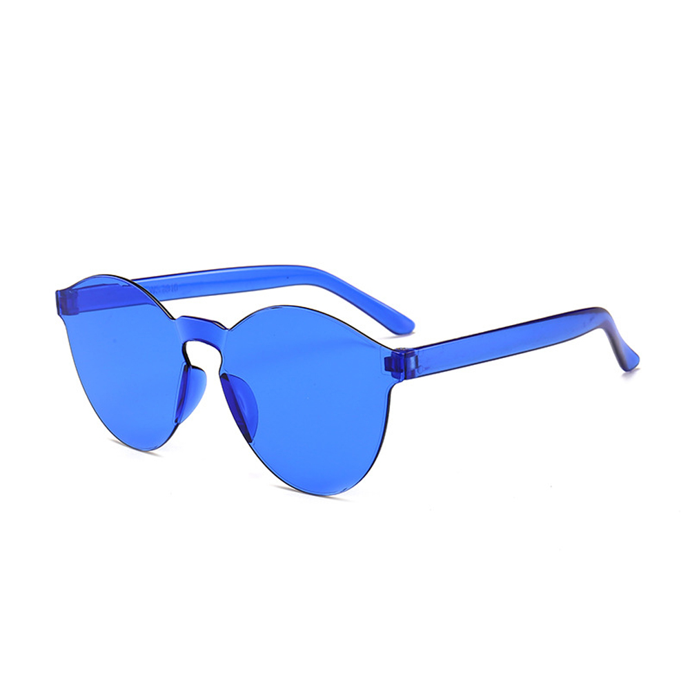 MUSELIFE Einteilige rahmenlose Sonnenbrille Damen Großhandel Mode Farbsonnenbrille Bonbonfarbene Brille Top Trendige Brillen – Detail 16