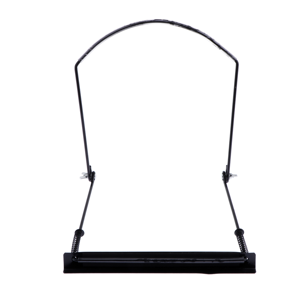 Harmonica Neck Holder Support for 24 16 10 Holes Harmonicas Accessory, Black
