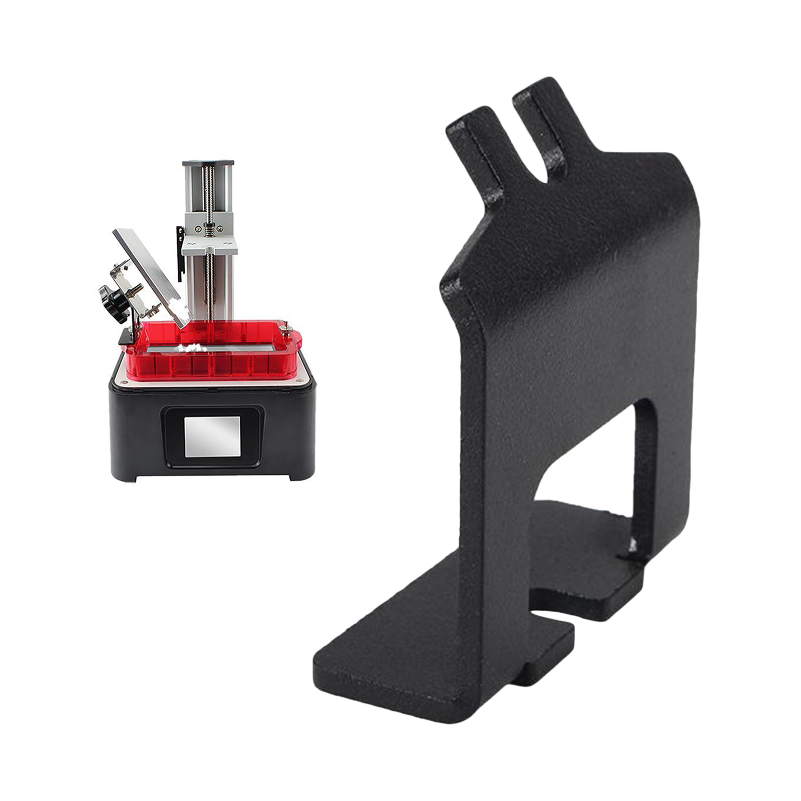 Drip Stand Resin Vat Tank 3D Printers UV Photocuring Resin 3D Printers Black