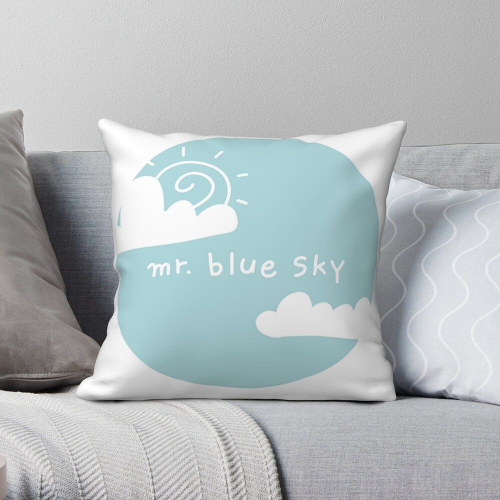 Mr Blue Sky Square Pillowcase Polyester Linen Velvet Printed Zip Decor Throw Pillow Case Home Cushion Cover Pillow Case Aliexpress