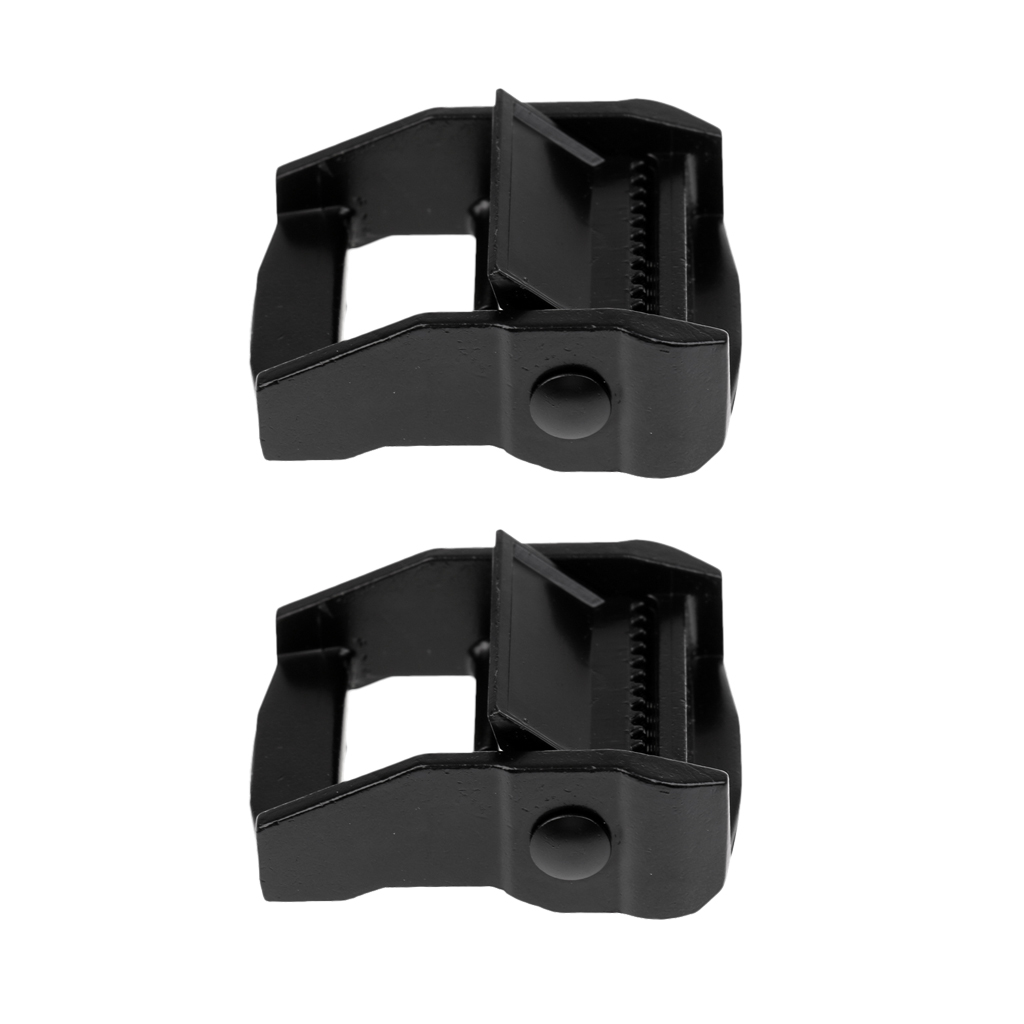 2 Pieces 38mm Roof Rack Tie Down Straps Cam Buckle for Webbing Max Load 500kg Luggage Kayak Board Surf