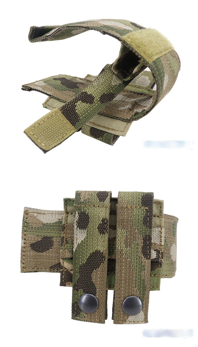 Fester Gurthalter Taktischer Verband Molle-Haltegurt Inklusive Geflochtene & Klettverschluss-Version Werkzeugring Outdoor Kampf Jagd – Detail 5