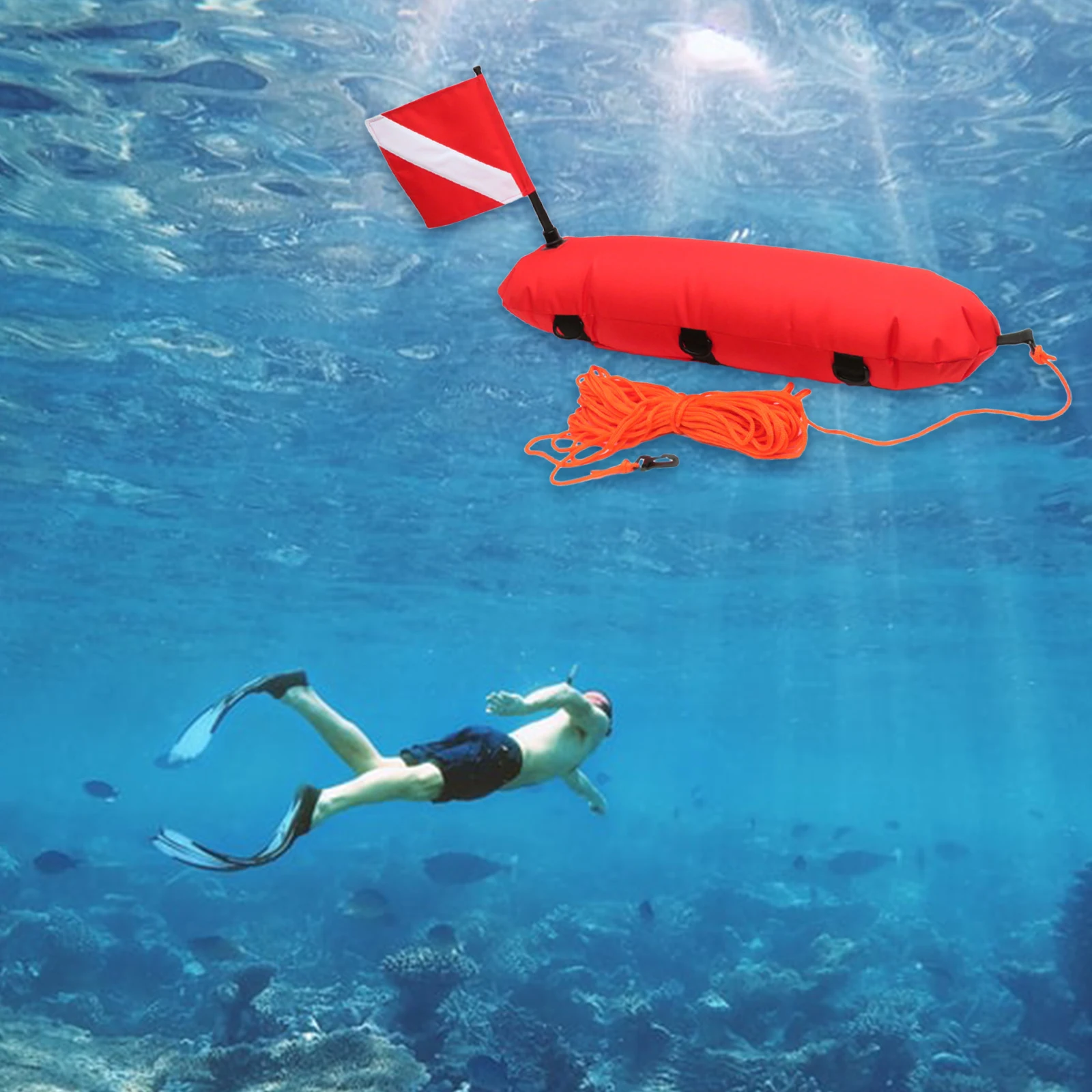 Details about   2 Pack Polyester Free Diving Signal Flags Cabin Banner Marker for Snorkeling 