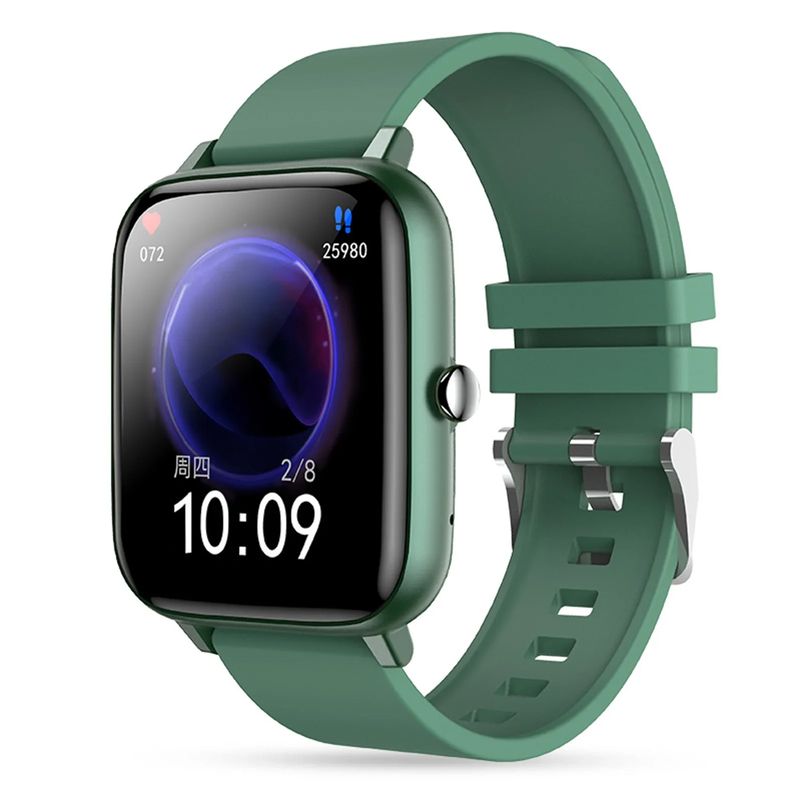OMESHIN P6 Smart Watch Men Blood Pressure Monitor Fitness Tracker Sport ...