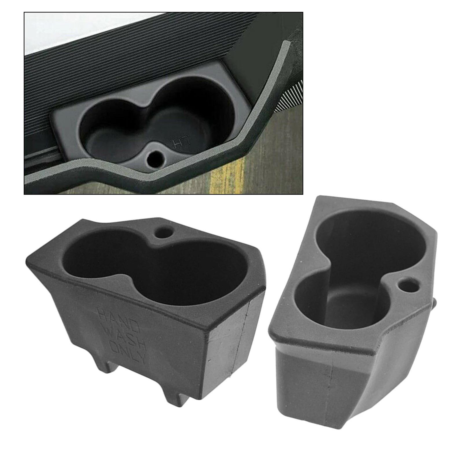 Side Door Trim Cupholders Cup Holder Non-slip Fits for Ram 1500 3500 4500 Car Vehicle Replace Parts Accessories
