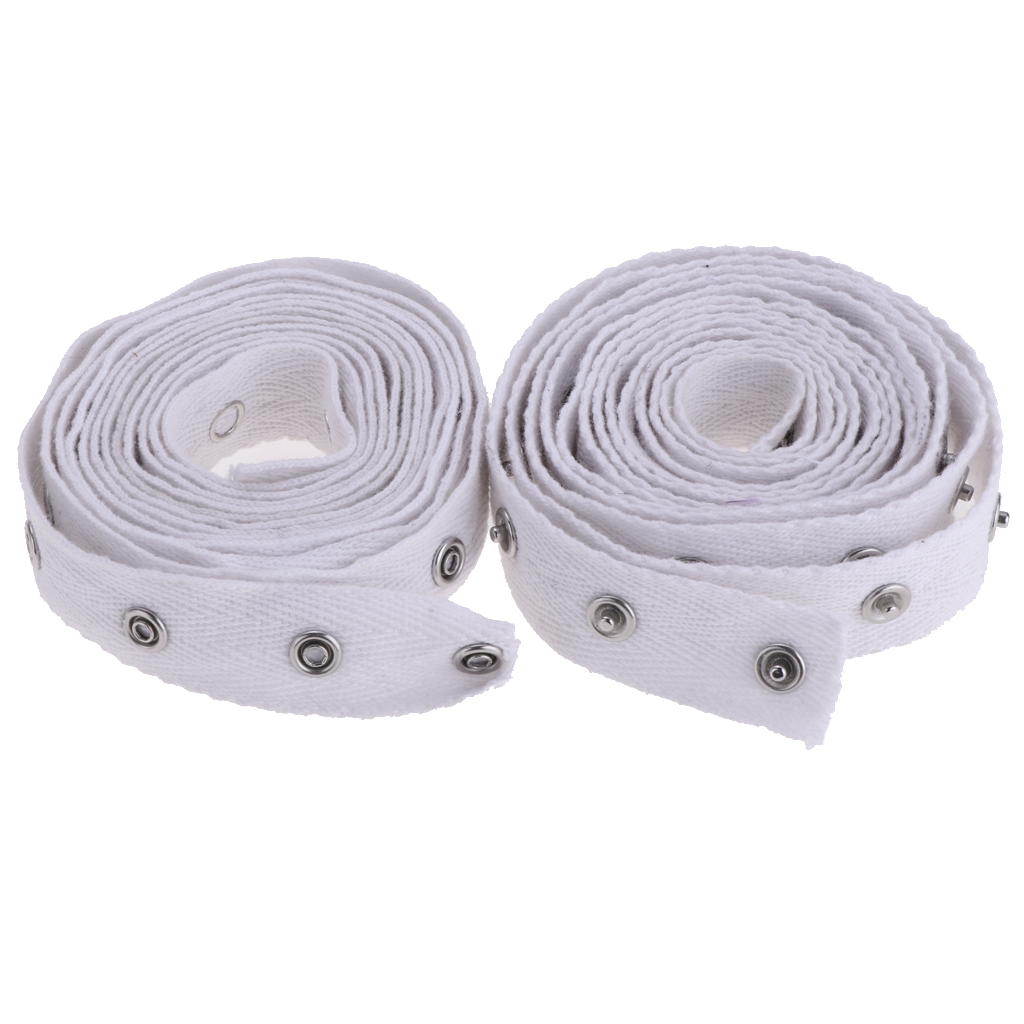 2 Yards 20mm Silver Metal Snap Buttons Tape DIY Sewing Craft Supply Fastener