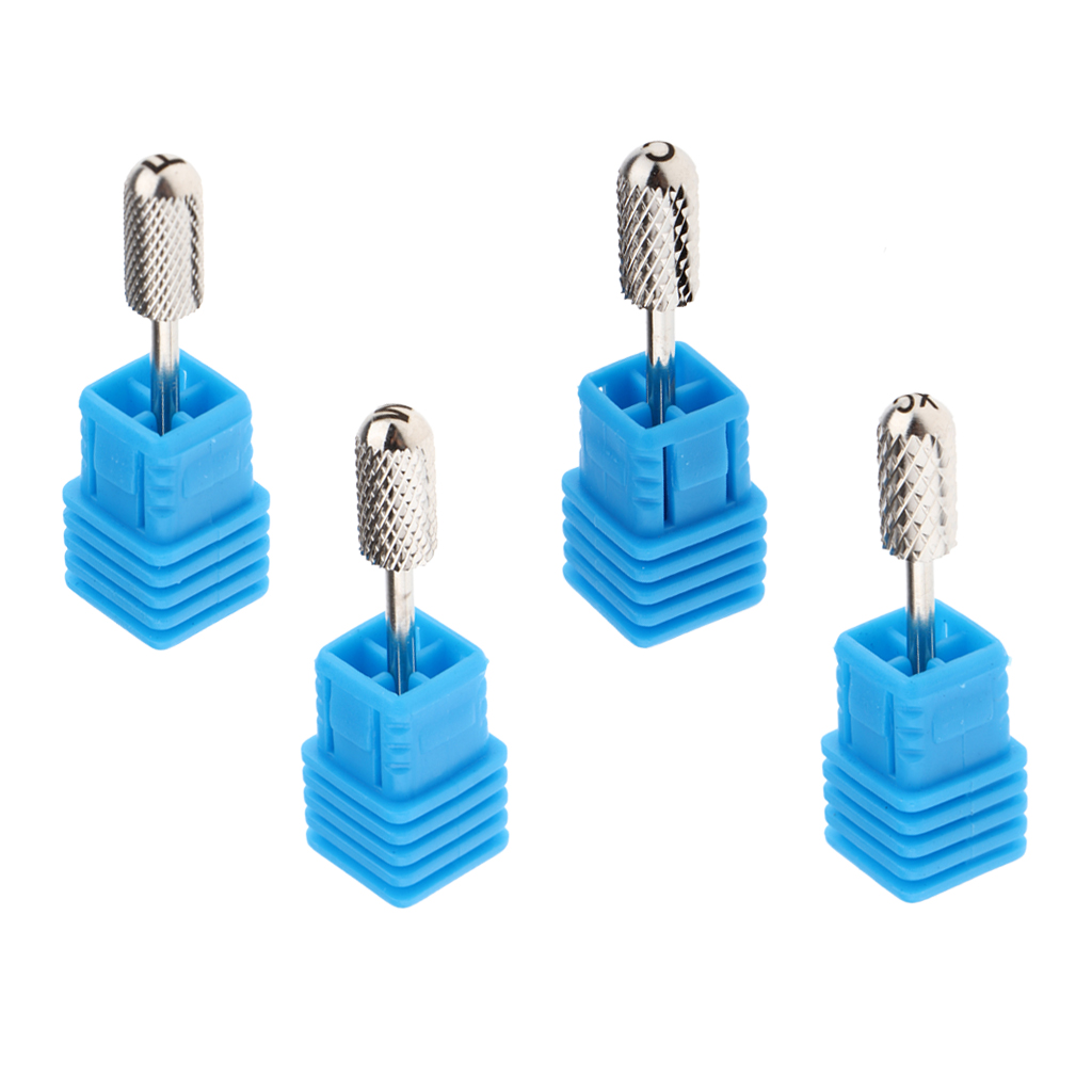 Girls Boys Cuticle Clean Nail Drill Bits Set False Nail Remove Drill Bit Kit