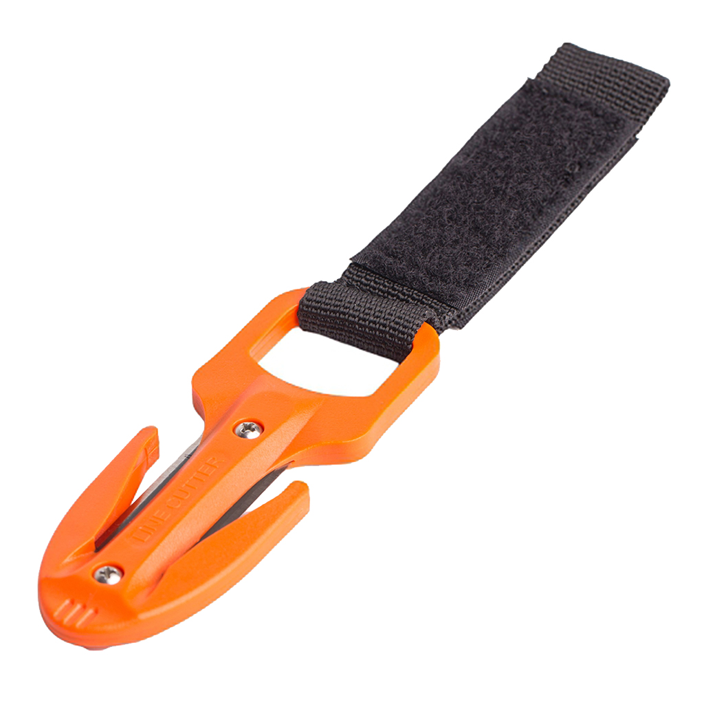 Fishing Line Cutter Scuba Diving Cable Cutter Scuba Dive Knife with Blades Pouch Diving Accessories