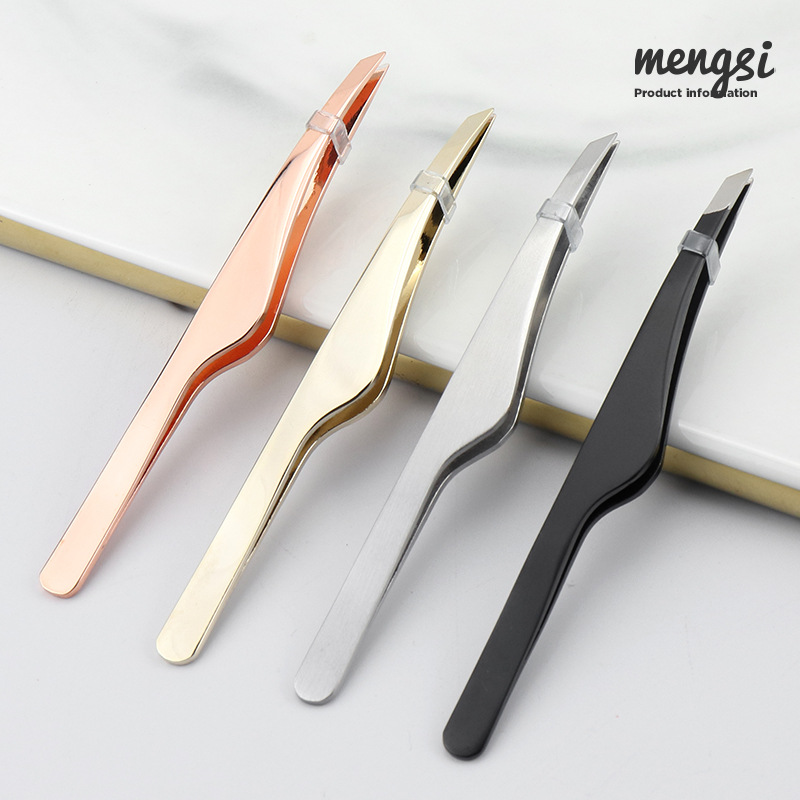 Best of Stainless Steel Eyebrow Curlers Eyelashes Double Eyelid Stickers Makeup Eyebrows Oblique Mouth Tweezers Eyebrow Pliers ToolTSLM1 Reviews & Tips