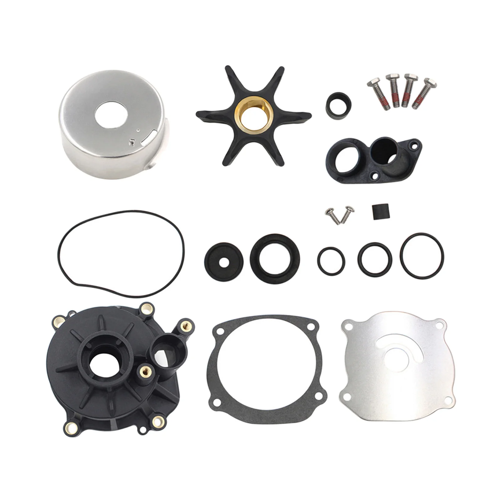 Boat Water Pump Repair Set with Housing for Johnson Evinrude Outboard OMC Motors 5001594 434421
