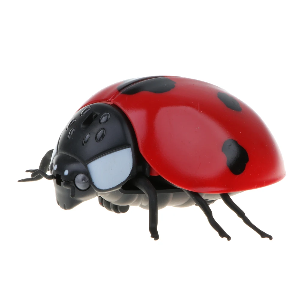Infrared Remote Control Ladybird RC Animal Fake Insect Joke Scary Trick Toys