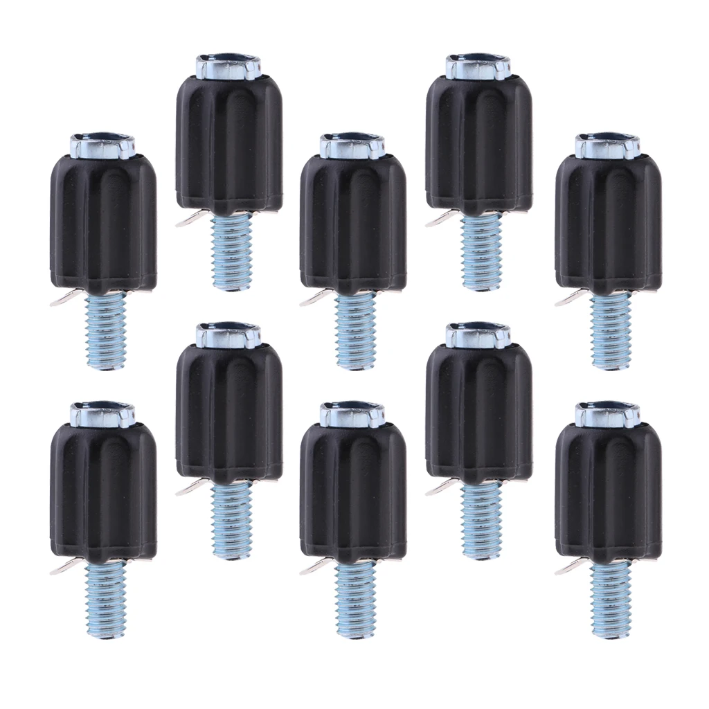 10 Count M5 Bike Cable Adjuster Screw for Thumb Shifter Disc Brake Cables Adjustment