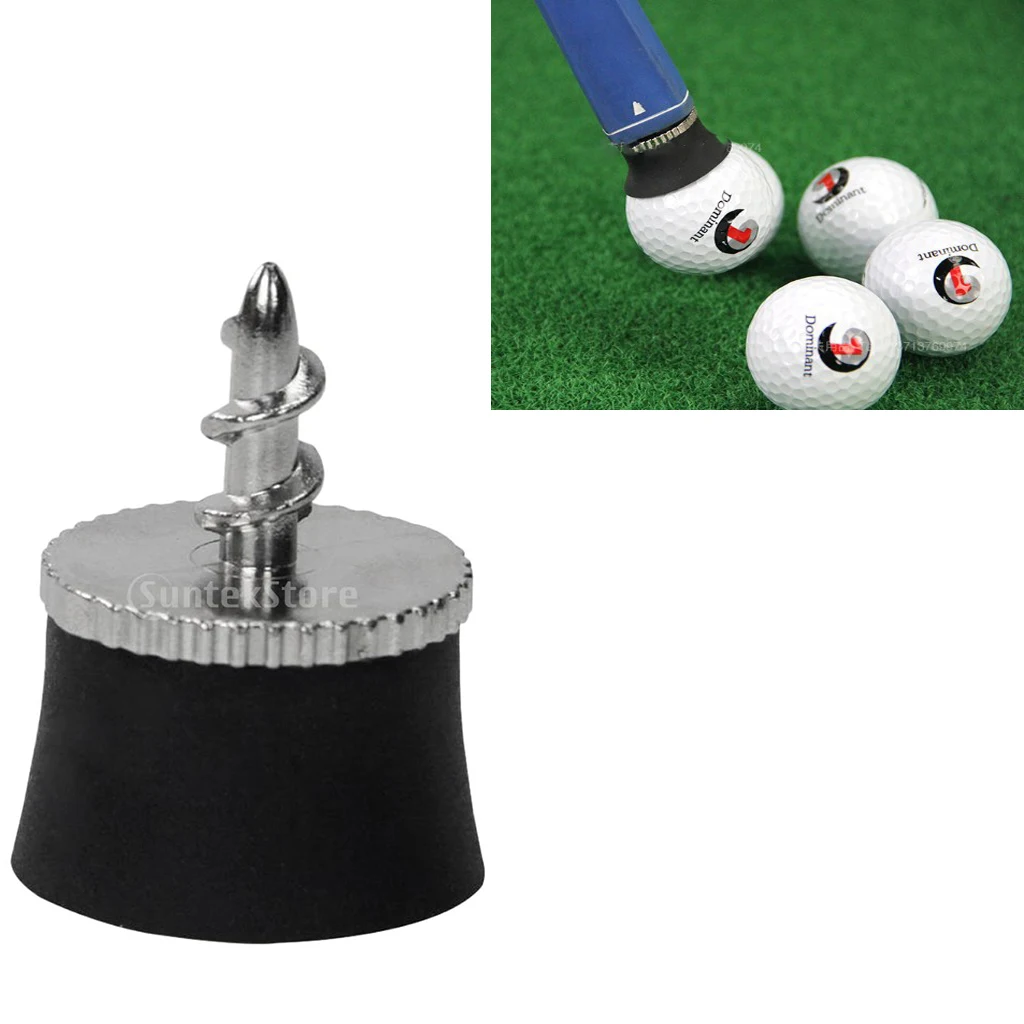 Rubber Golf Ball Sucker Cup Pick Up Retriever Tool Grabber Putter Grip Suction Accessory
