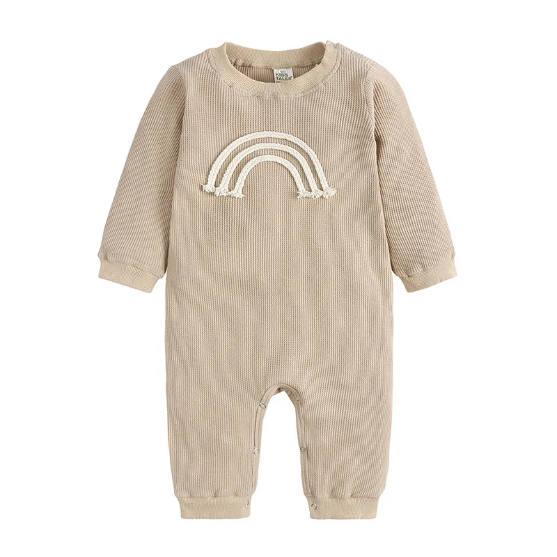 Cute Infant Baby Girls Romper Long Sleeve Kids Jumpsuits Baby Boys Girls Rompers Cotton Knit Infant Clothes Baby Bodysuits classic