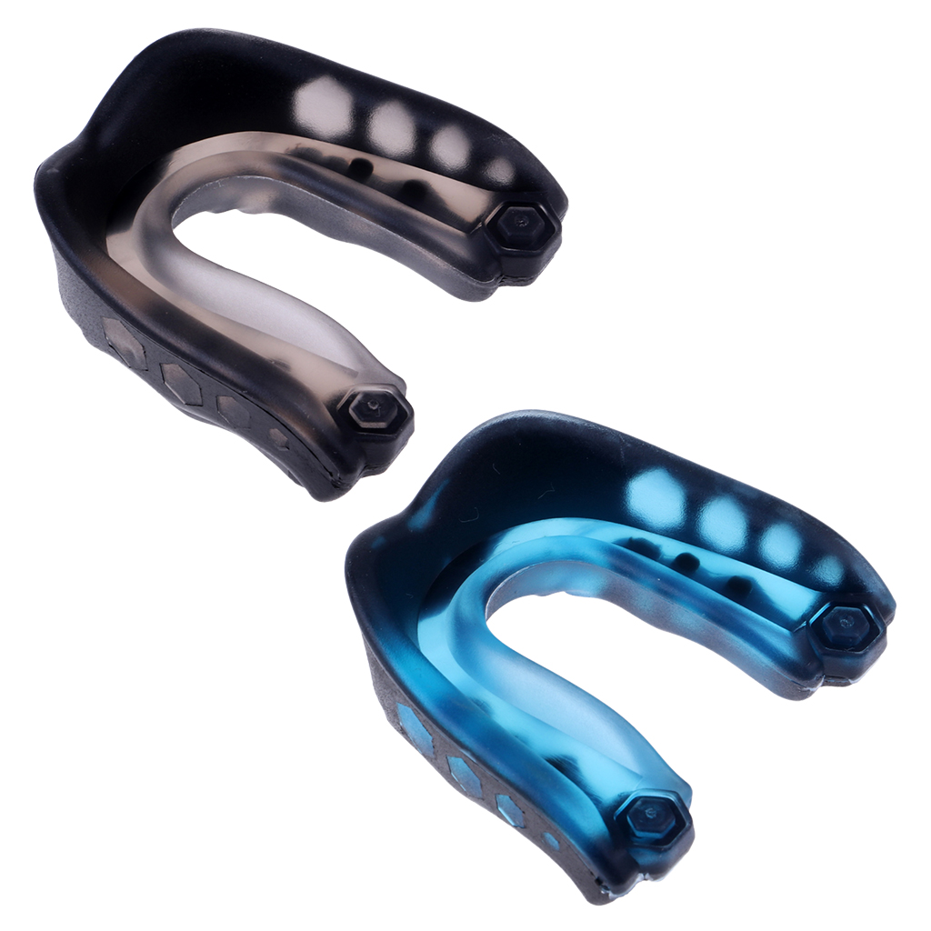 2X Boxing Kickboxing Mouth Guards Football Basketball Rugby Teeth Protector