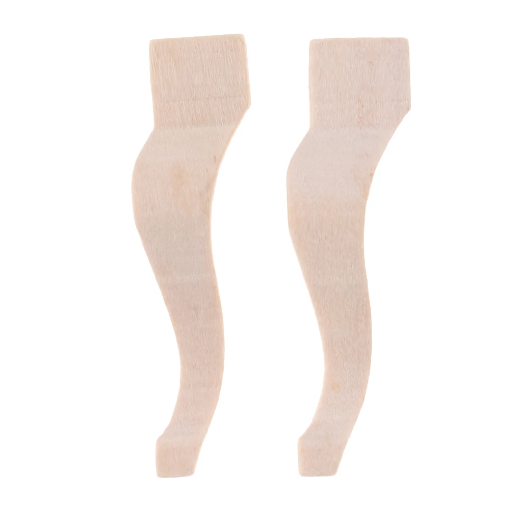 10 Pieces Wooden Table Legs for 1/12 DIY Miniature Dollhouse
