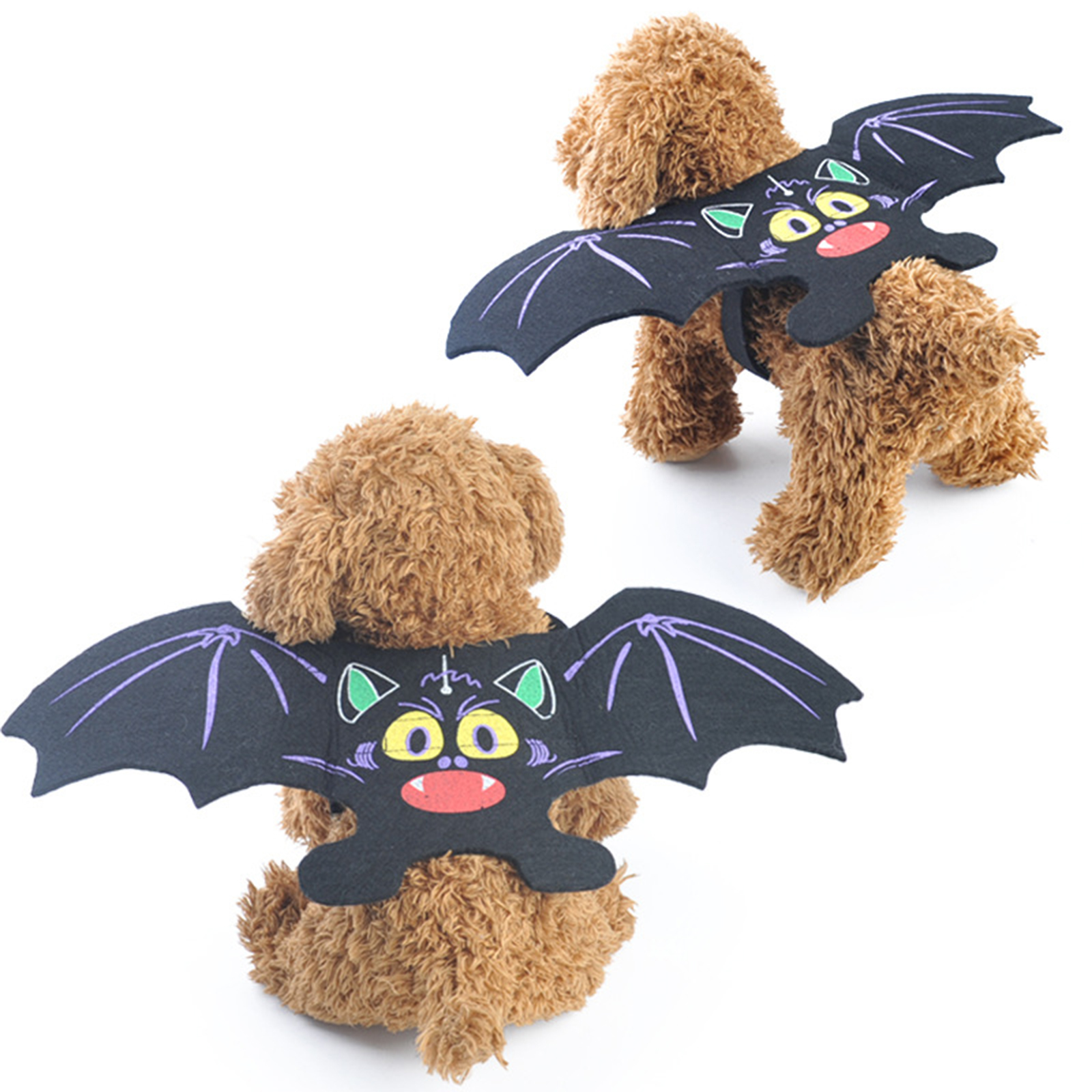 Small Dog Christmas Funny Cool Bat Dog Costumes Fancy Cosplay Pets Puppy Clothes Outfits for Small/Medium Dogs