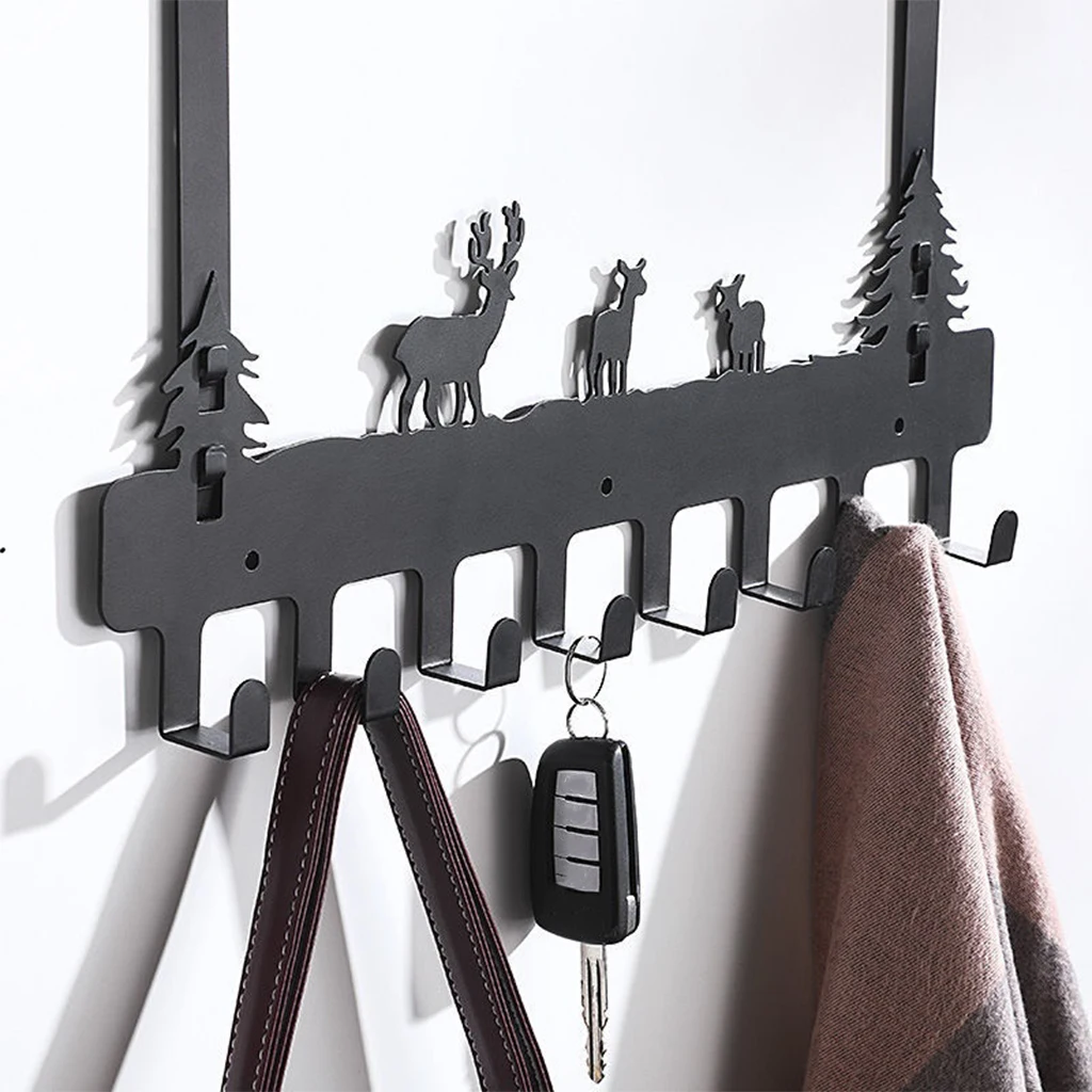 Over The Door Hooks Hanger Rust-Proof Hanging Storage Rack Back of Door Hanger for Robe