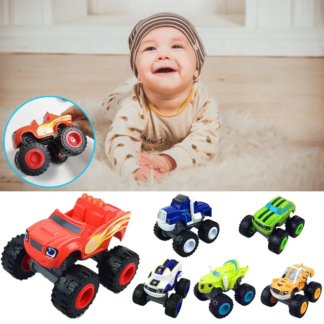 Monsters Truck Brinquedos Máquinas Carro Brinquedo Russo Clássico Blaze C  em Promoção na Americanas