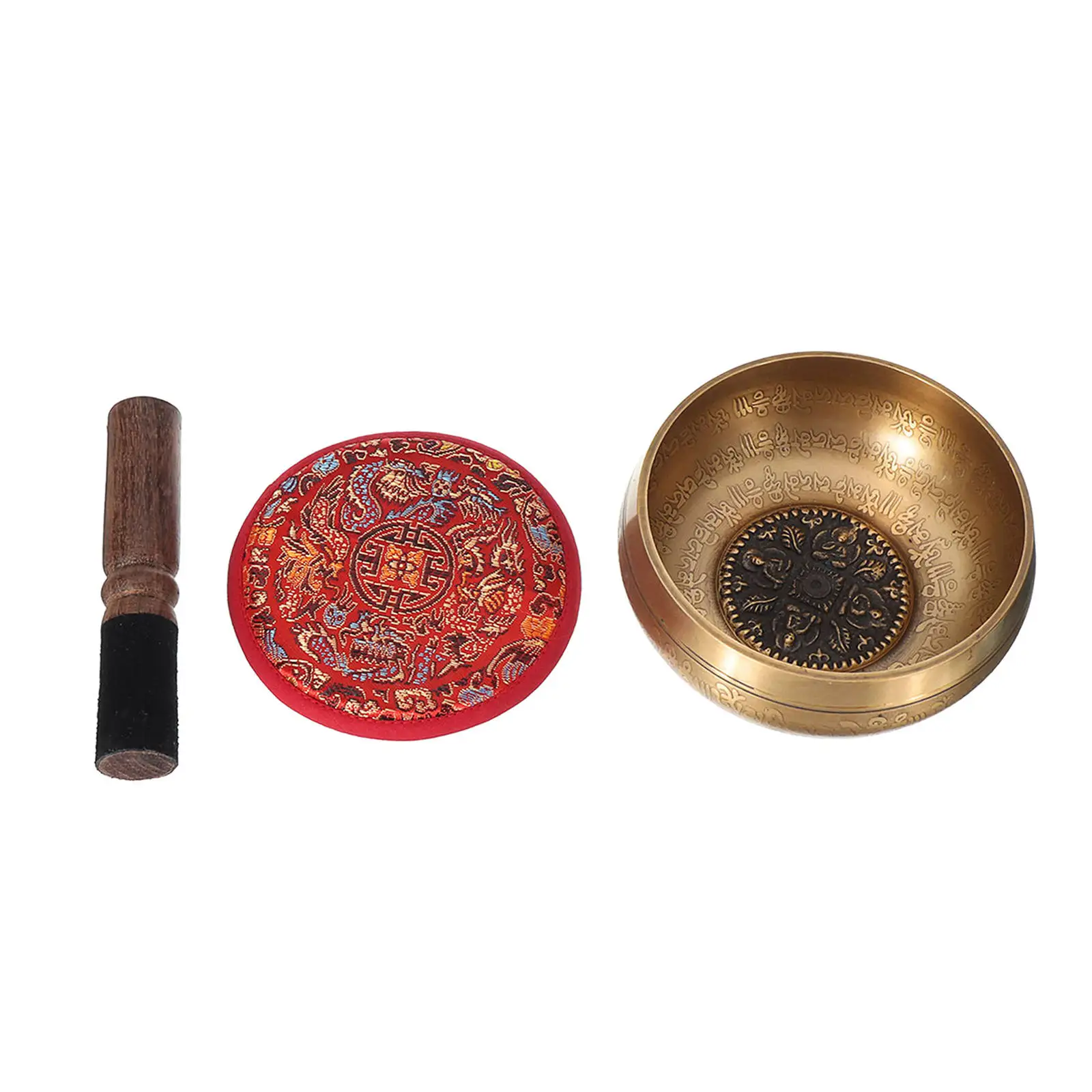 Nepal handmade Tibet Buddha sound bowl Yoga Meditation Chanting Bowl Brass Handicraft music therapy Tibetan Singing Bowl