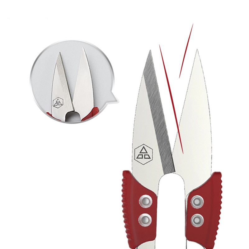 1pc/3pcs Edelstahl Garn Schere Schneiden Nähen Schere Schere Kreuz Stickerei Schere U Gewinde Schere für stoff – Detail 7