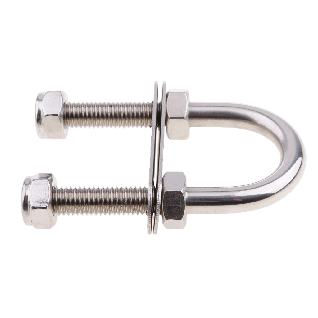 Boat Marine Tool Marine-Grade Stainless Steel U Bolt M10 x 50 x 90 x 43mm