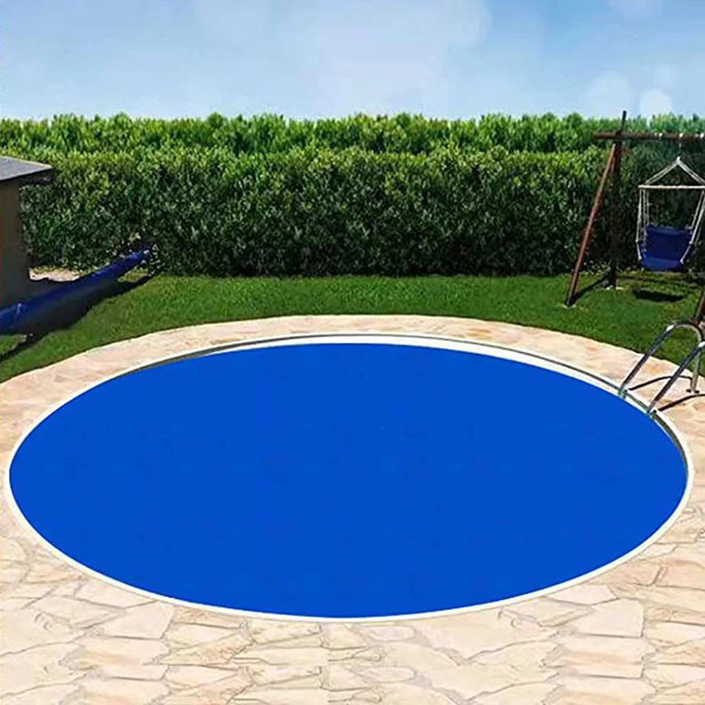 Outdoor Swimming Pool Winter Cover Awning Round Family Pool Cover Protector Waterproof Tarp Lip Cover Dustproof Protector