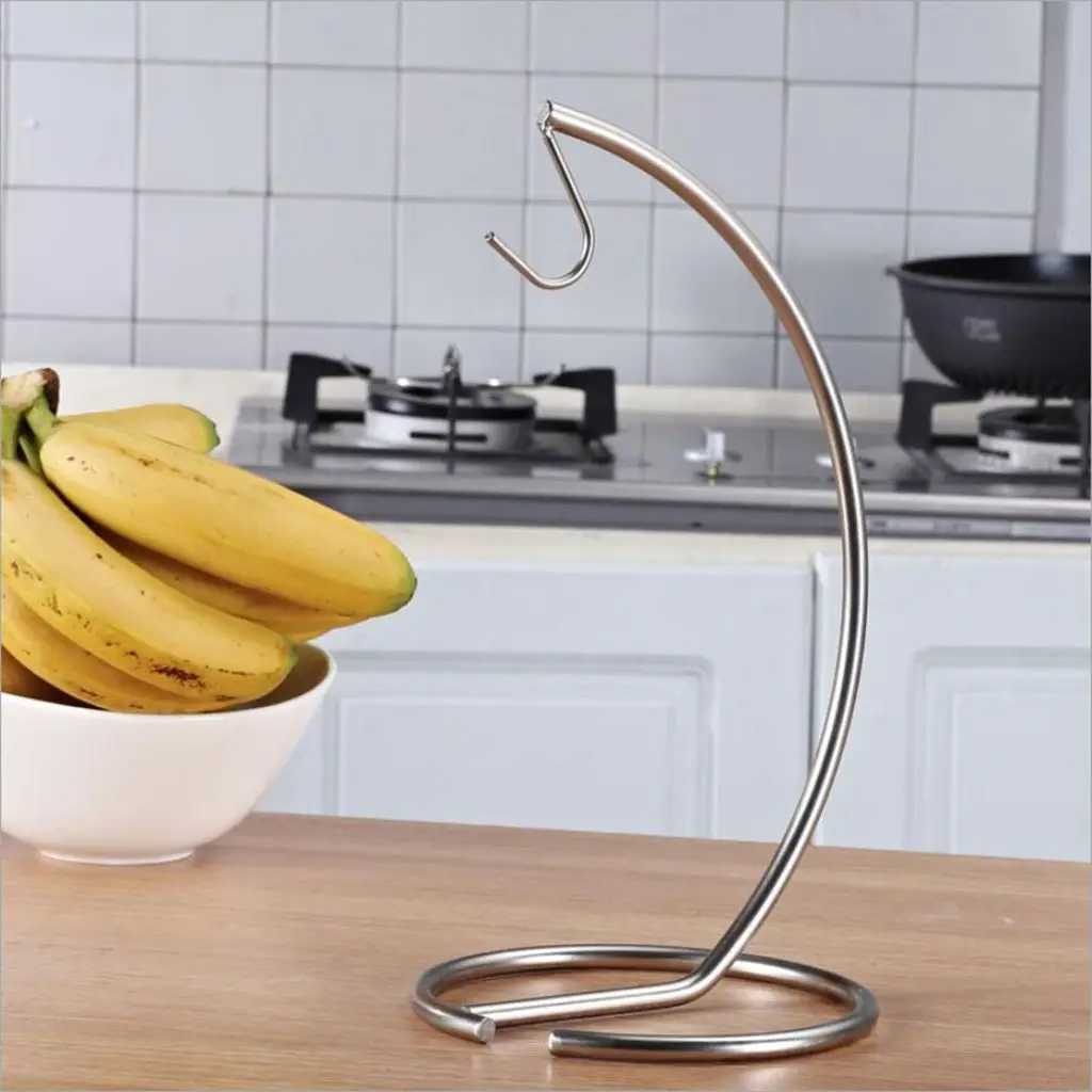 Banana Holder, Banana Stand, Fruit Storage Holder Made of Stainless Steel