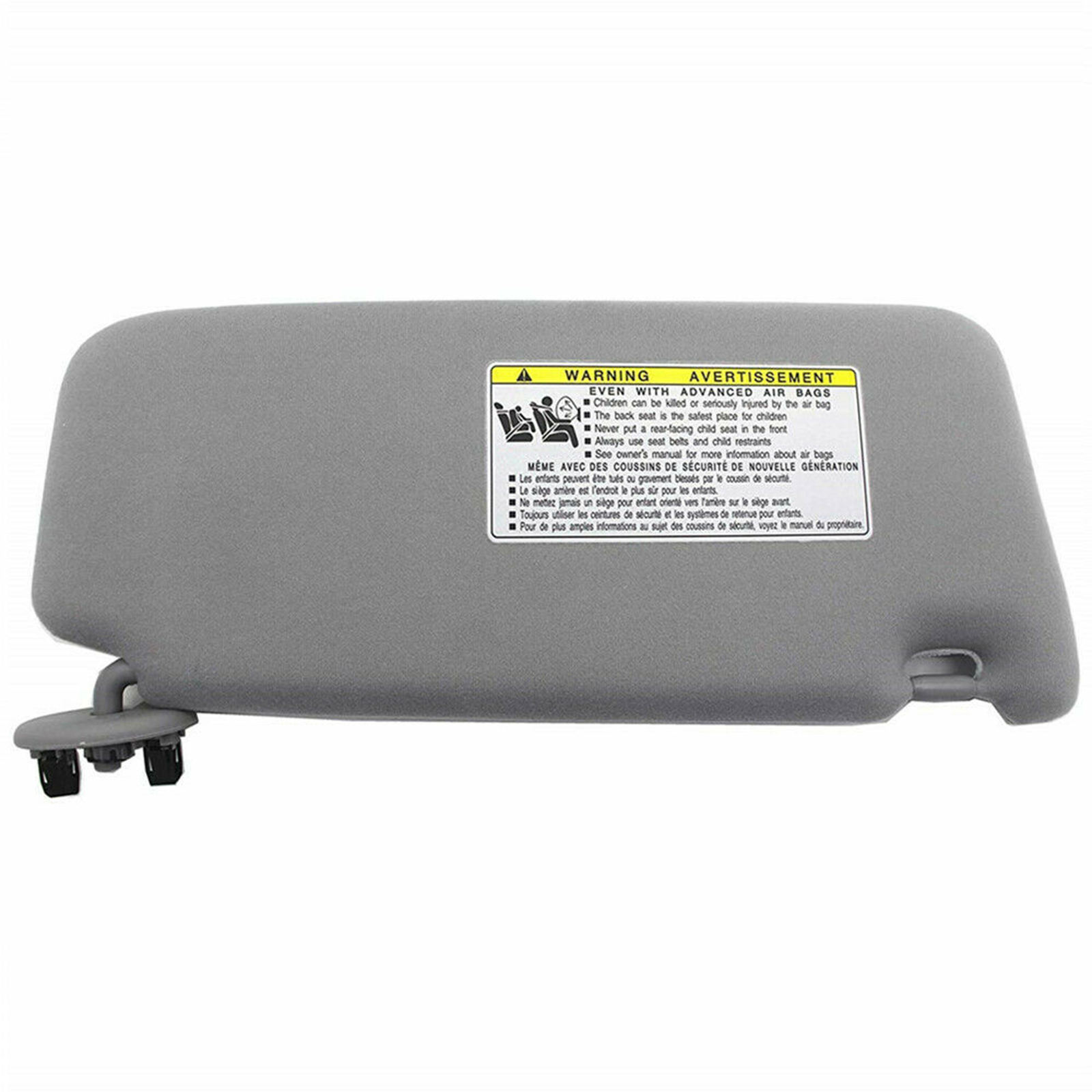 Automobile Sun Visor Left Driver Gray for Toyota Camry 2007-2011