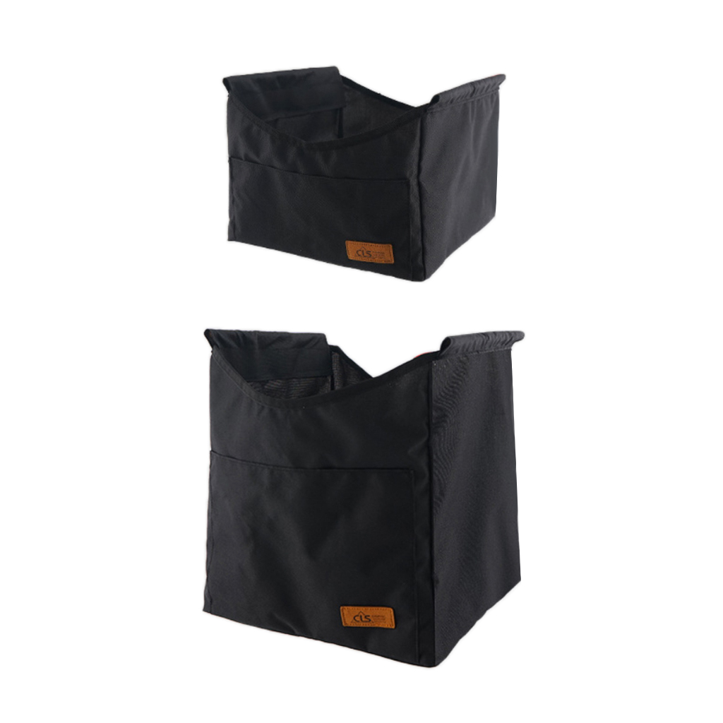 Oxford Folable Table Hanging Basket Outdoor Camping Travel Organizer Bag Black