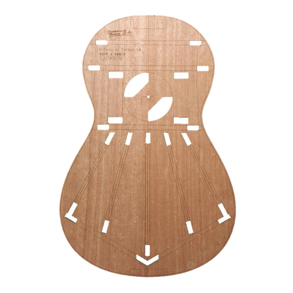 Classical Guitar Layout Template for Torres 2 - Guitar Building