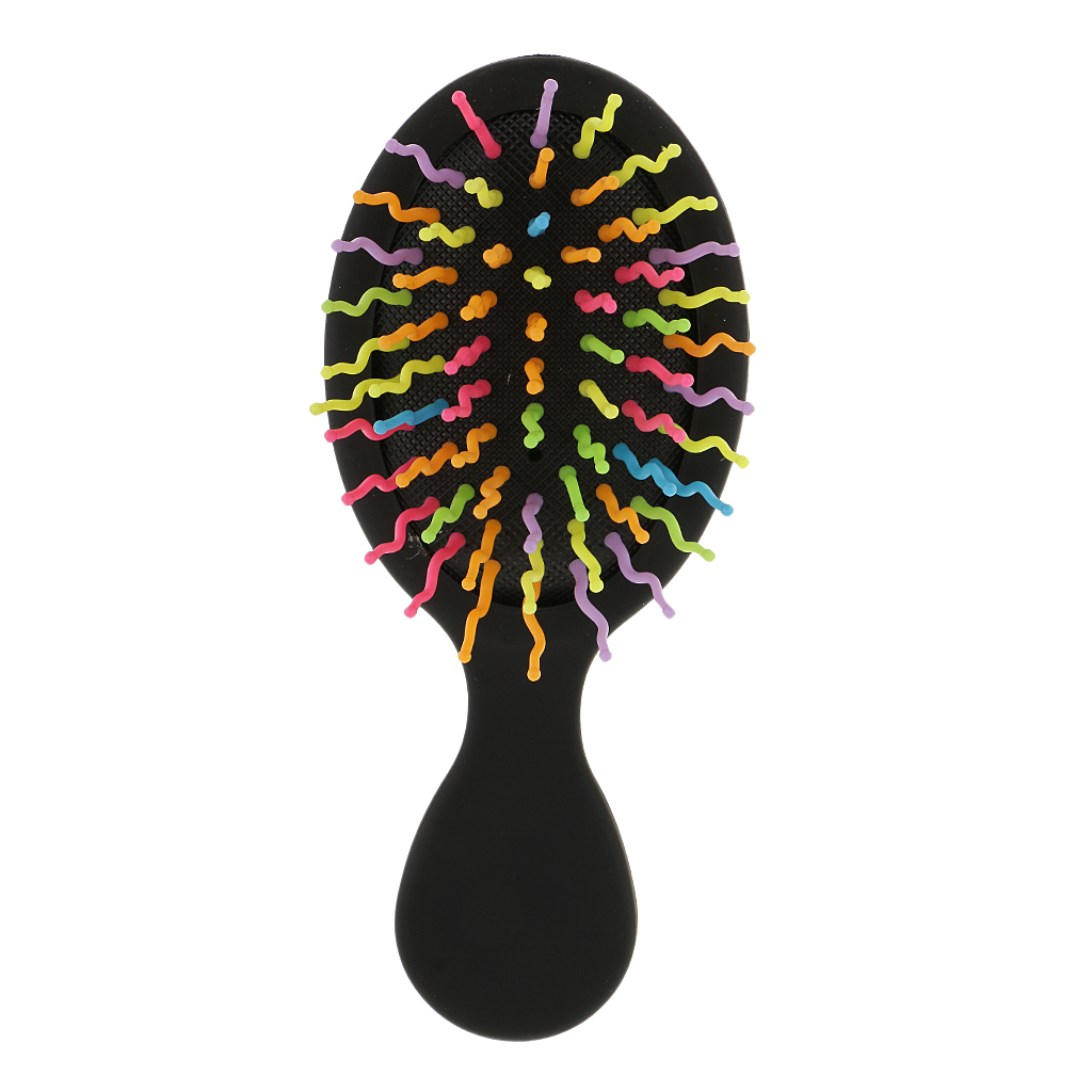 Plastic Detangling Brush Wet Dry Hair Comb Smooth Silky Hair Care - 3 Colors
