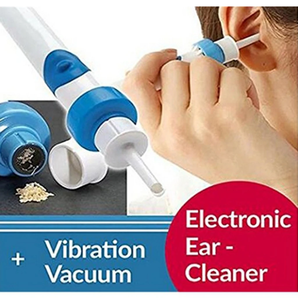 Electric Ear Vacuum Cleaner Wax Dirt Fluid Remover Painless Safe