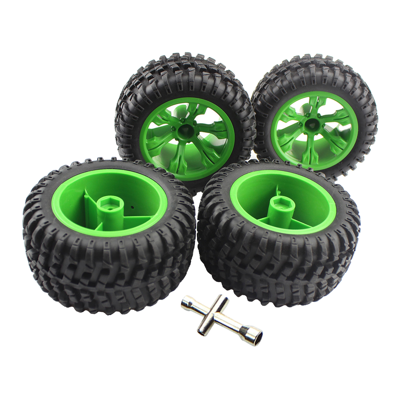 110mm Diameter Tire Replacement for Wltoys 12428 12428-B 12427 RC Cars in