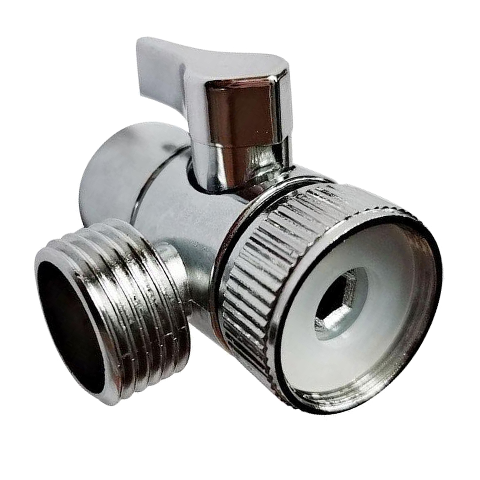 22mm Female Thread Bidet Shower Head Diverter Valve Faucet Adapter Splitter, Alloy