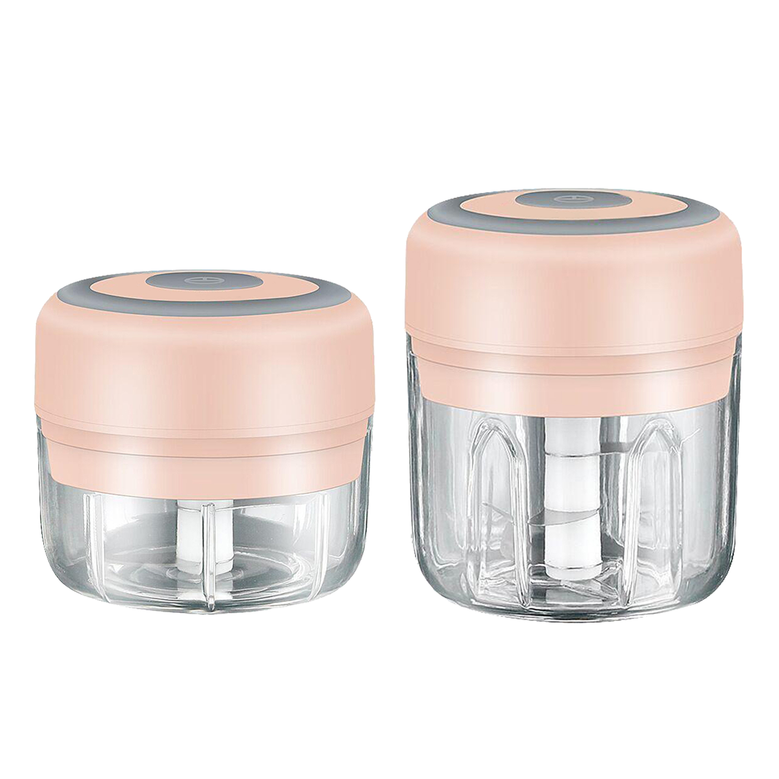 Electric Mini Garlic Chopper, Portable Garlic Cutter Garlic Fruit Vegetable Chopper USB Charging Kitchen Gadget Tool
