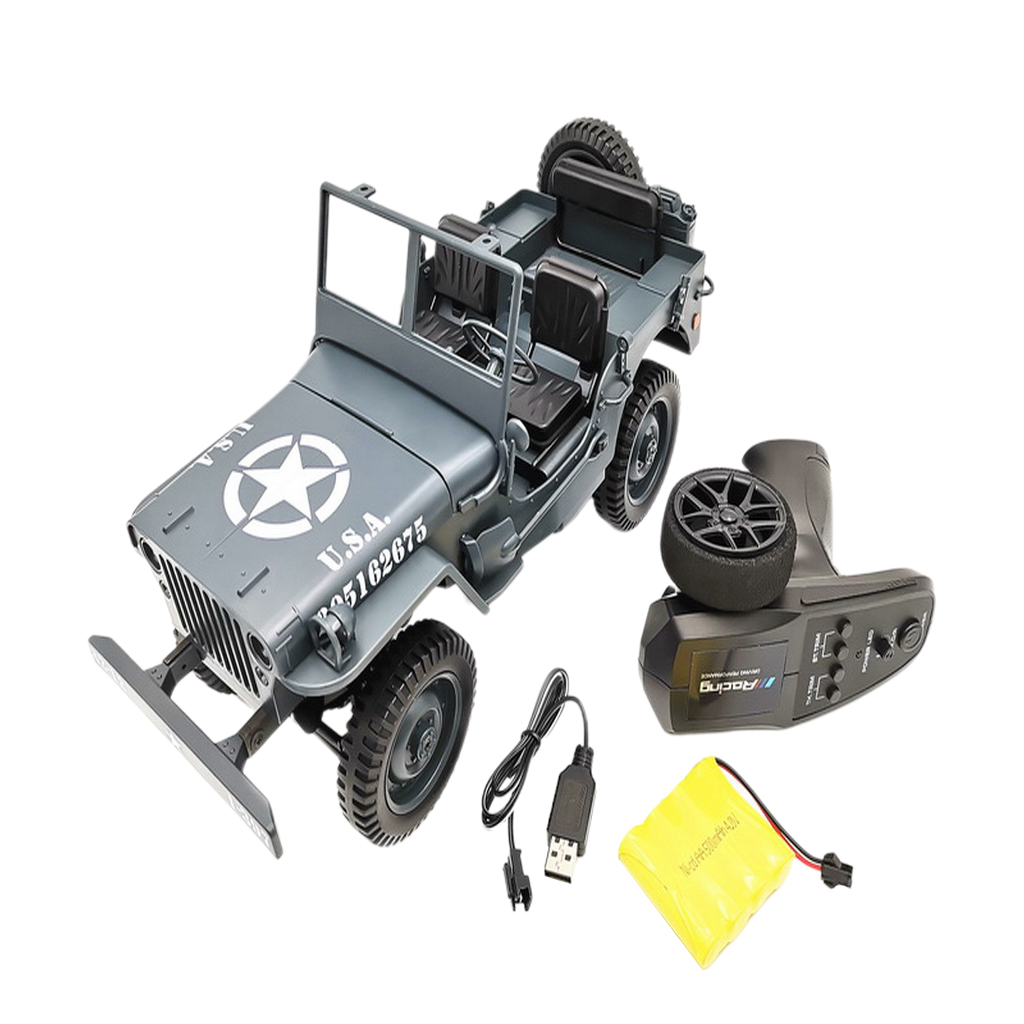 1/10 4WD 2.4G Remote Control RC Truck Buggy Car Jeep C606 with Accessories