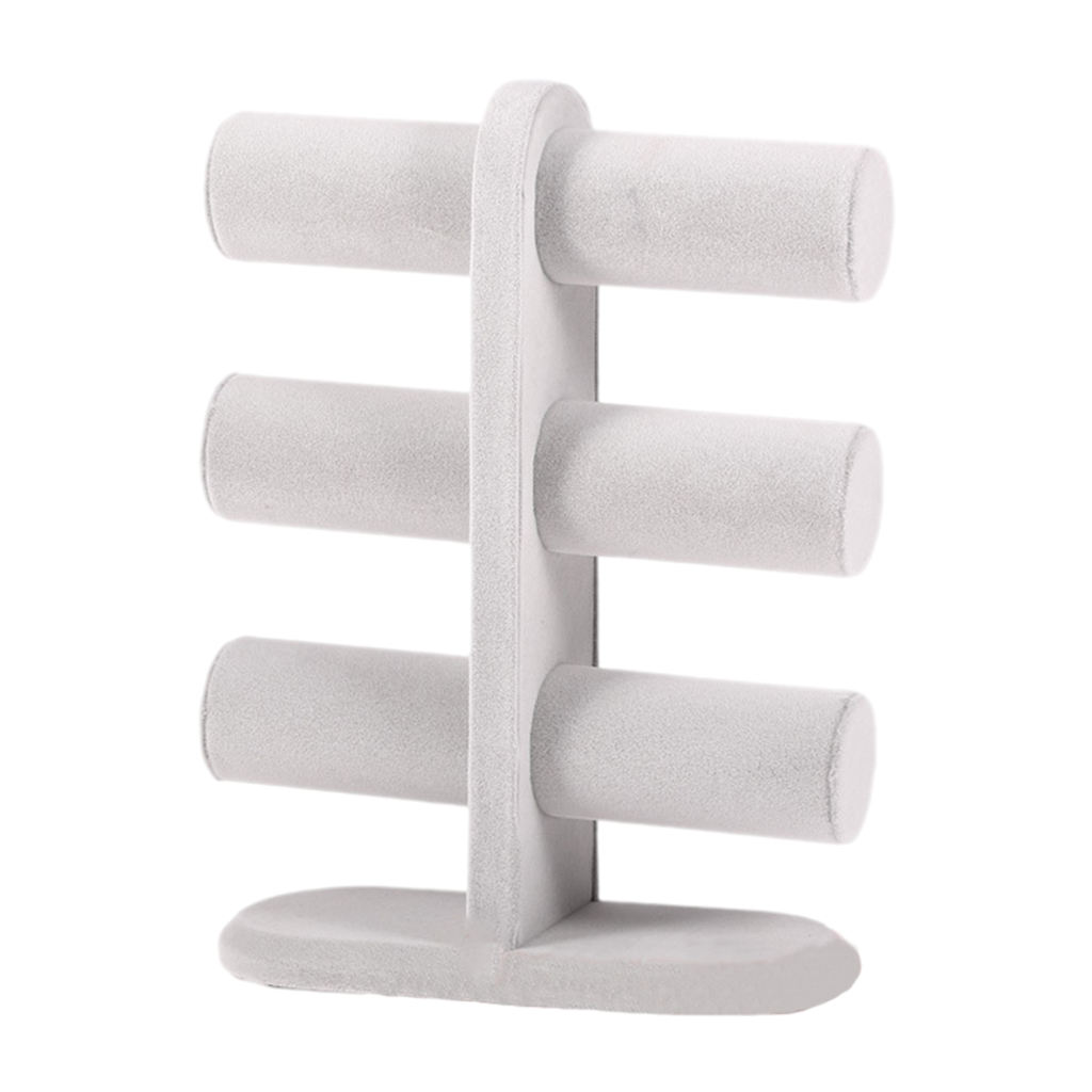 Three Layers Display Stand Storage Rack Bracelet Clock Display for