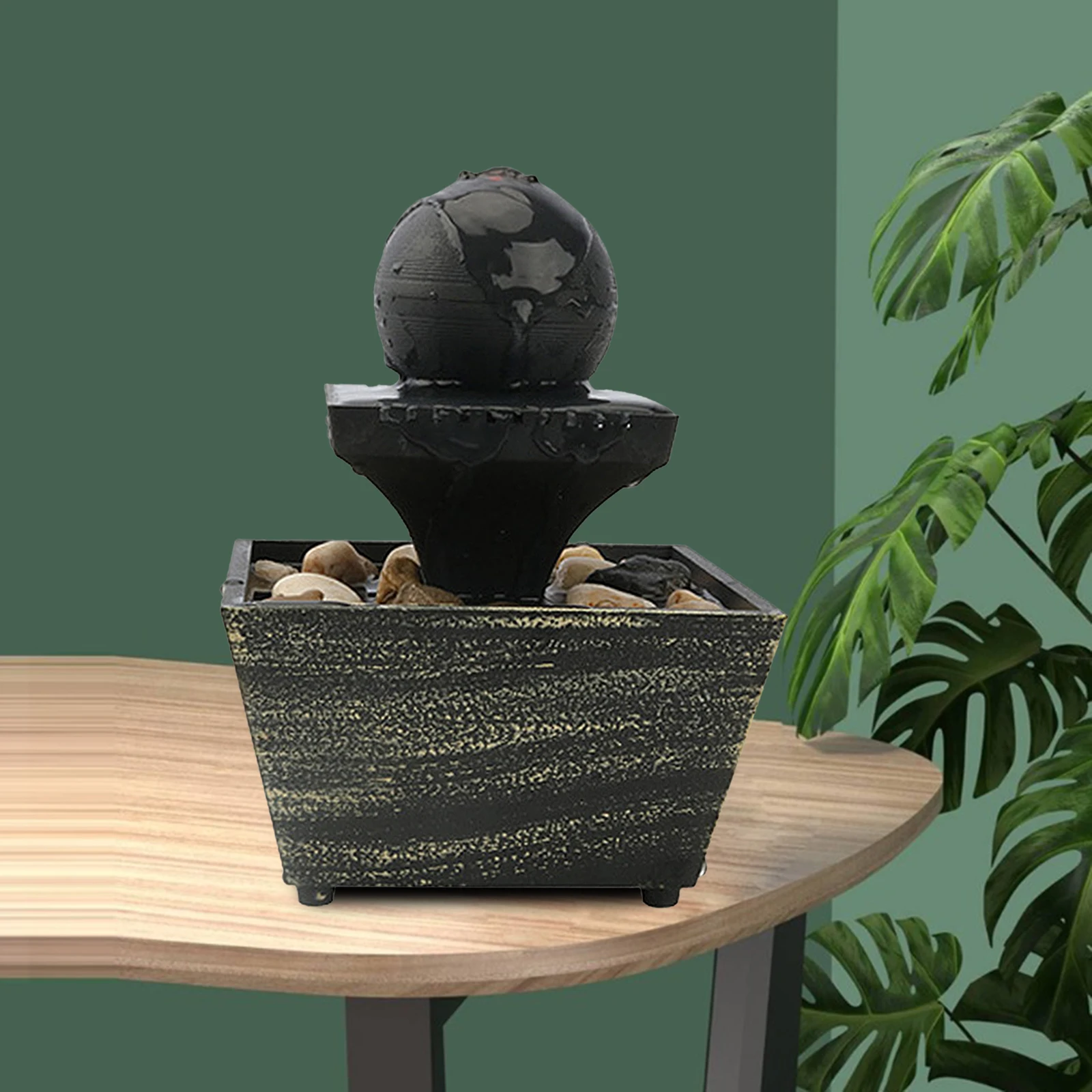 Feng Shui Tabletop Water Fountain Decor Home Decor Gifts for Friends Family