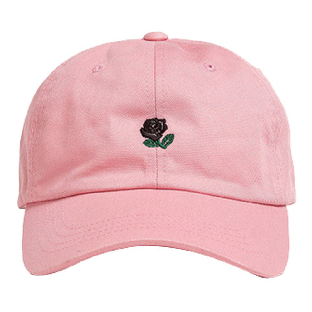 Rose Printed Summer Baseball Cap 