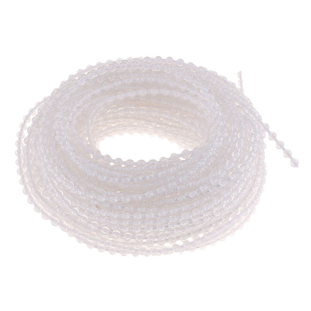 2m Length Roller Blind Shade Clear Plastic Beads Chain Window Treatment DIY Crafts Decor Accessories