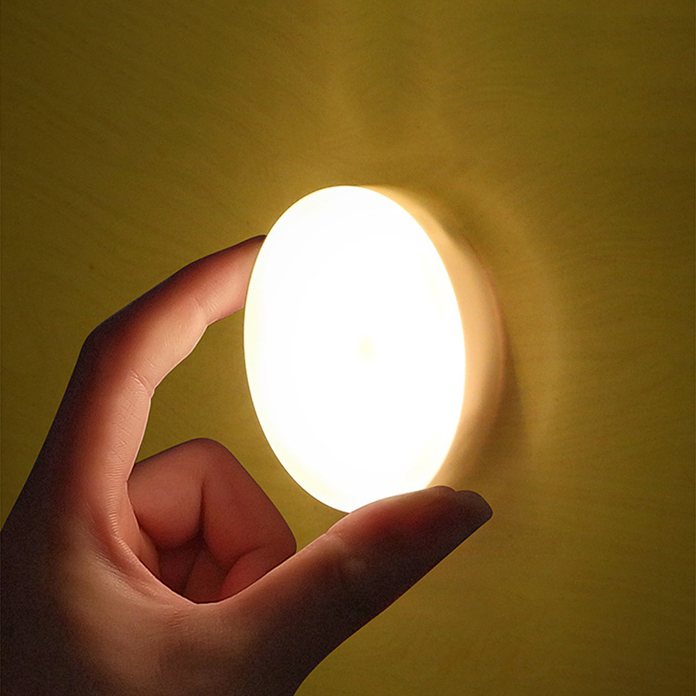 Sensor de Toque Alimentado por Bateria Lâmpada sem Fio Recarregável Night Light Fácil Instalar Desktop Redonda Ajustável Sala Estar Usb Led 8 Luzes e Iluminação