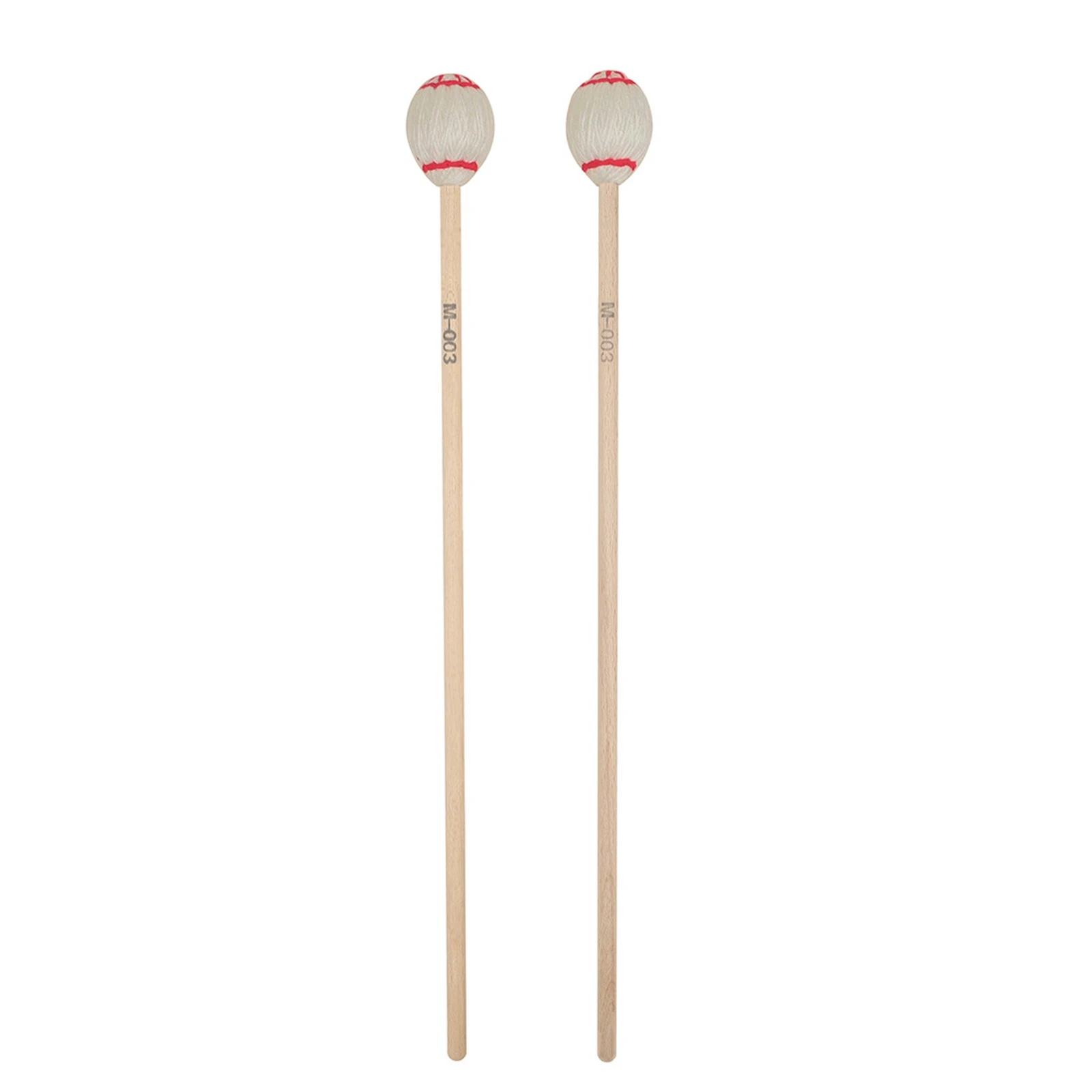 2pcs Keyboard Marimba Mallets Maple Handle Soft Head Professionals Drumstick Drums Percussion Accessory Music Play Parts