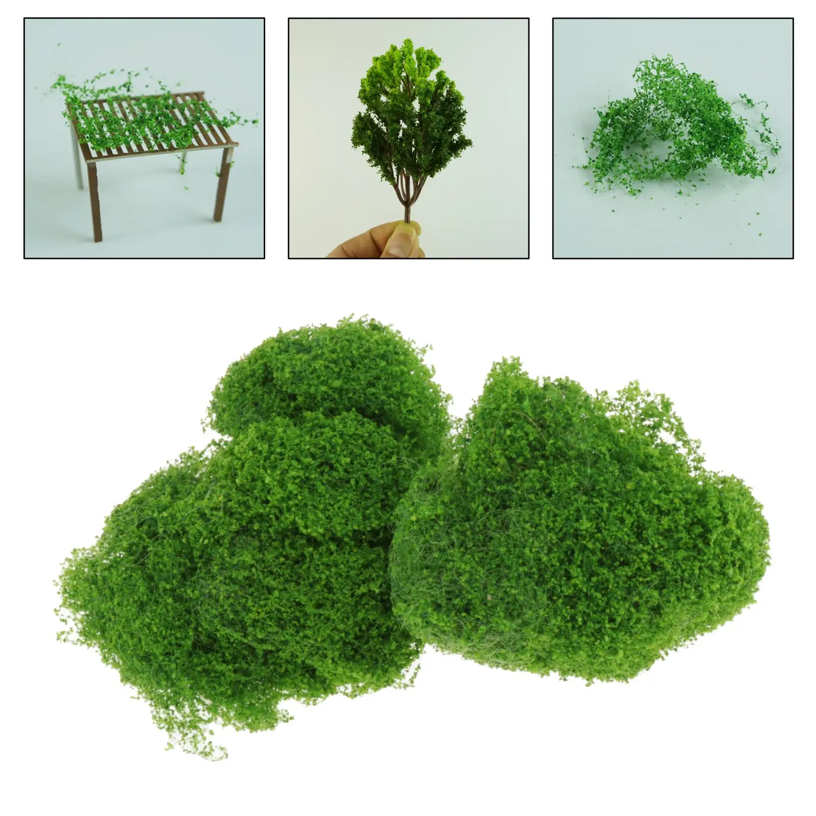 10g Model Static Grass Powder, Fake Grass for Miniature ,Terrain Landscape DIY Artificial, Sand Table Scenery Railway Layout