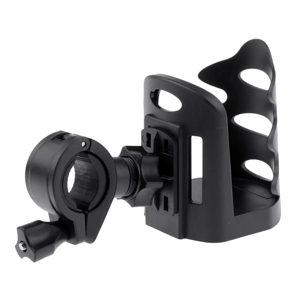 Indoor Auto Cycling Exercise Bike Water Bottle Holder Mount, Drink Cup Bottle Cage Bracket Stand for Stationary Gym Handlebar