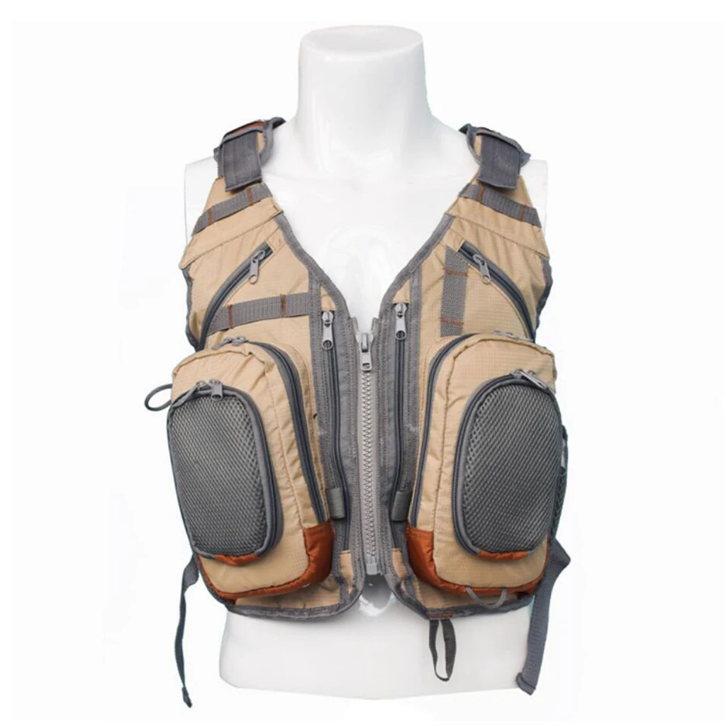 Outdoor Waistcoat Travel Gilet Hunting Shooting Fly Fishing Vest Backpack