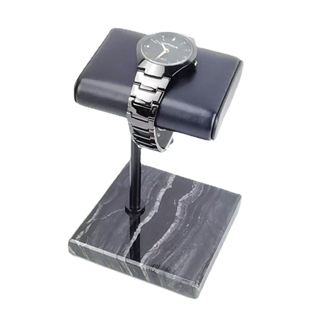Luxury Marble Base Fashion Watch Display Stand Jewelry Case for Vanity Top