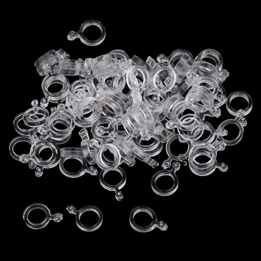 100pcs Pellet Bait Lure Band Elastic Elastic Rubber Ring Baitbands for Carp