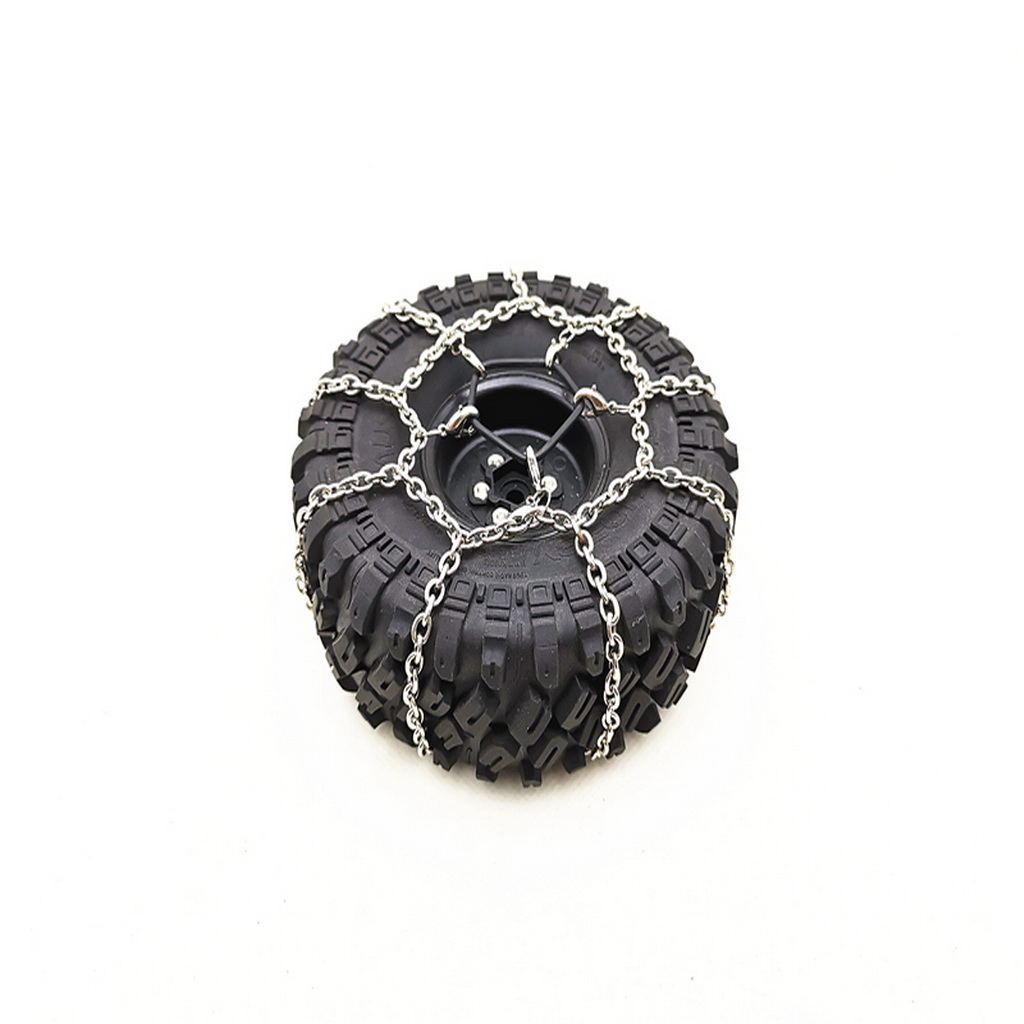 MagiDeal RC Model Car Anti-skid Tire Chain for 1/10 RC TRX-4 SCX10 D90 D110