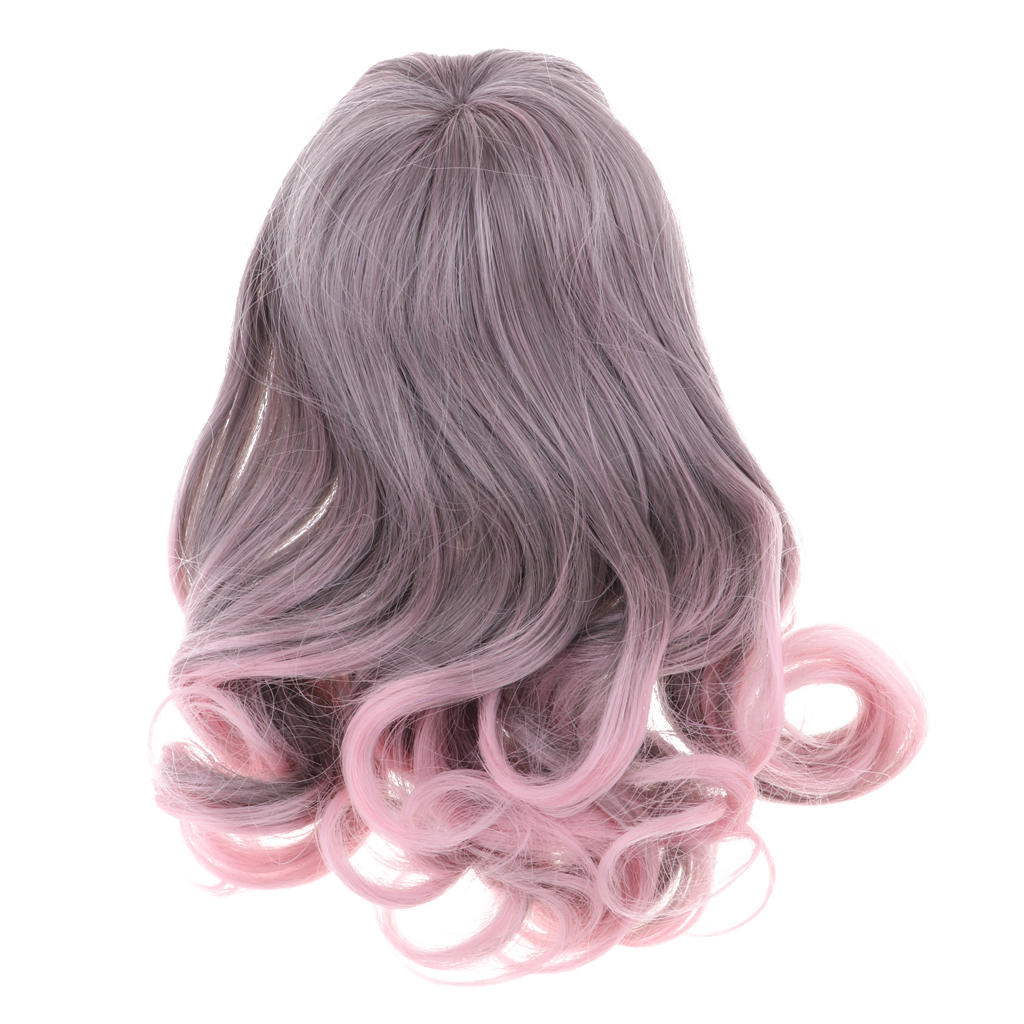 Doll Curls Wig with Bangs for 12inch Neo Blythe  Customized Accessory